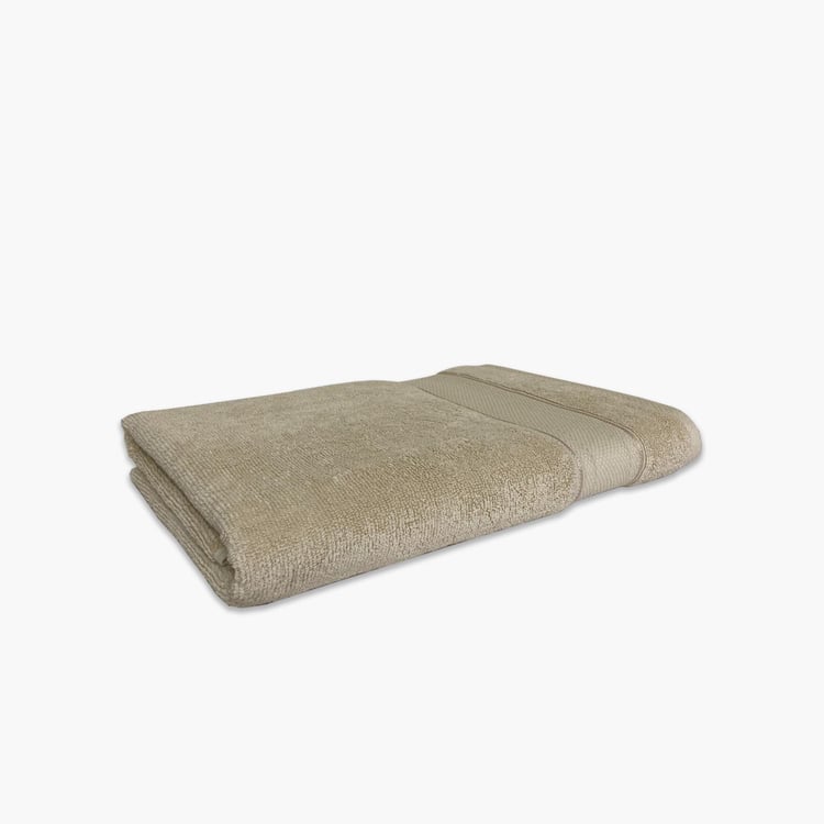 SPACES Econova Beige Cotton Absorbency Hand Towel - 40x60cm