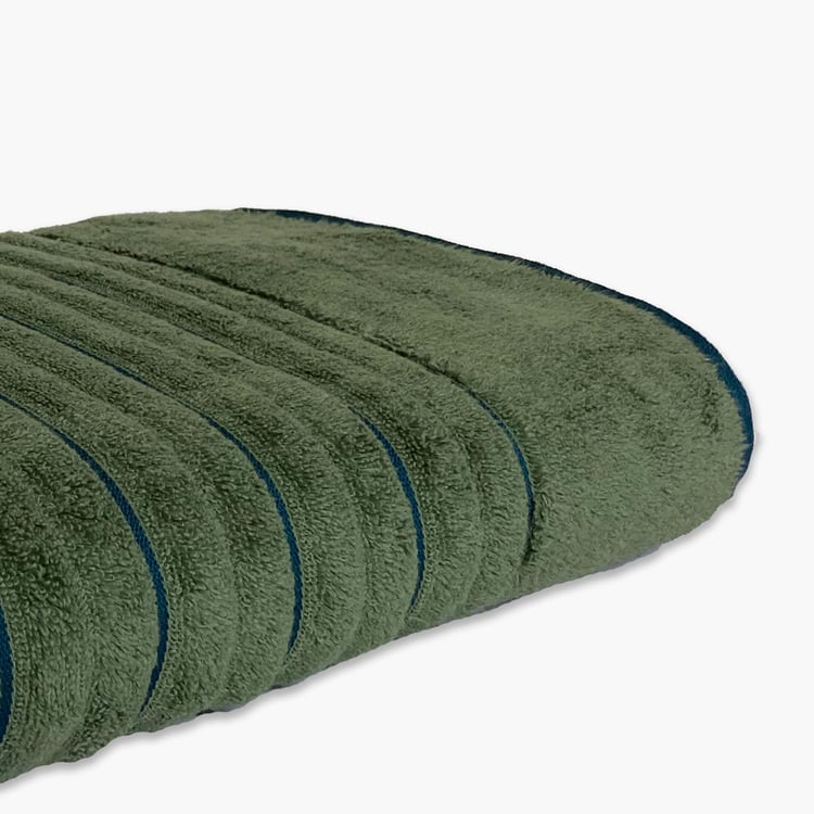 SPACES Exotica Cotton Bath Towel, Green - 75x150cm