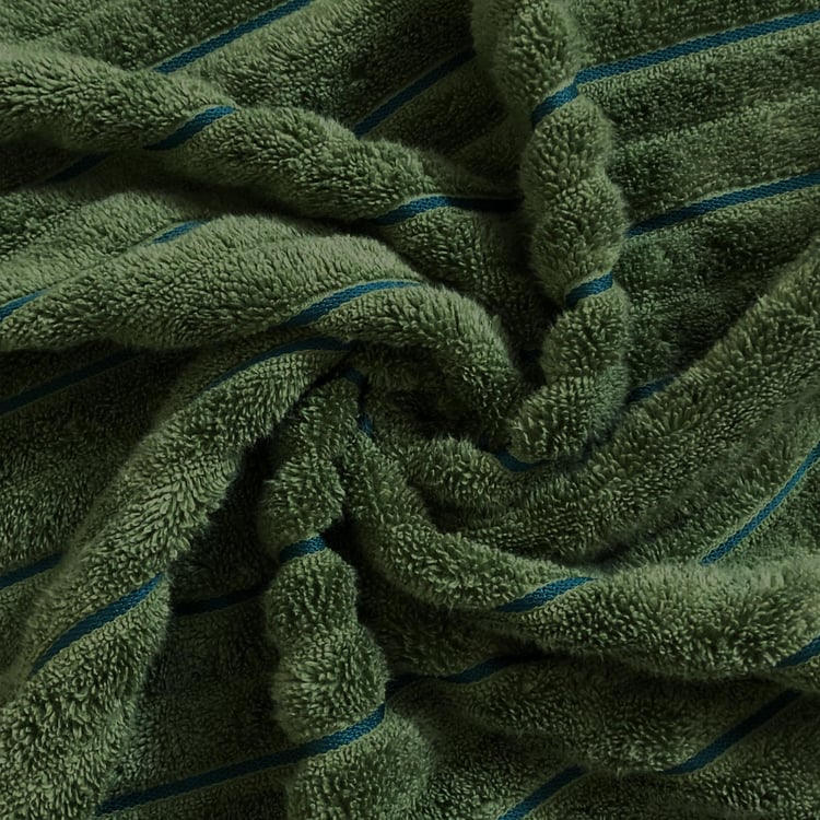SPACES Exotica Cotton Bath Towel, Green - 75x150cm