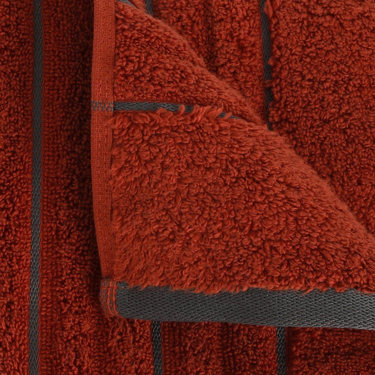 SPACES Exotica Set of 2 Cotton Striped Hand Towels - 60x40cm