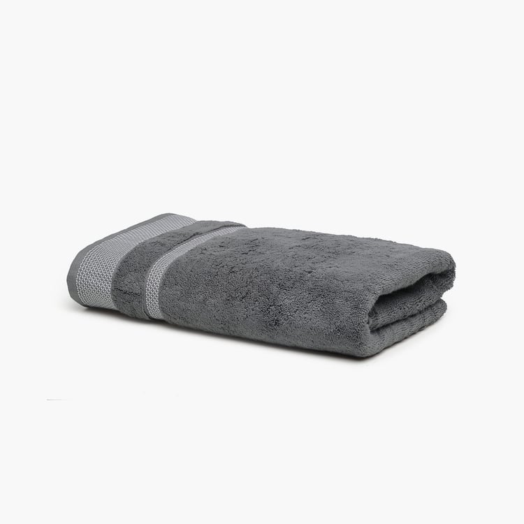 SPACES Hygro Grey Cotton Soft Bath Towel - 75x150cm