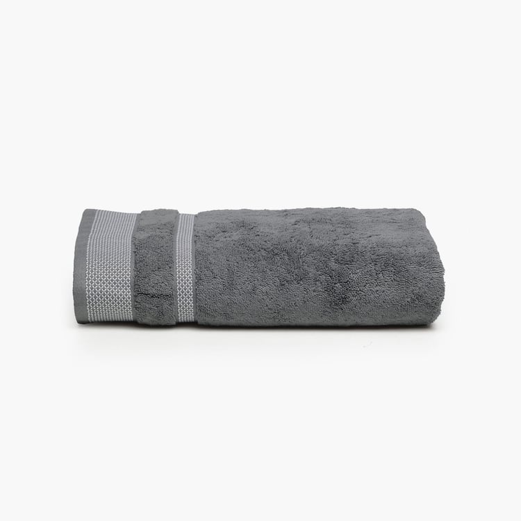 SPACES Hygro Grey Cotton Soft Bath Towel - 75x150cm