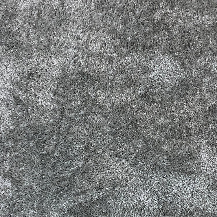 Spaces Large Size Luxury Cushlon Grey Textured Anti-Skid Door Mat - 49X80Cm