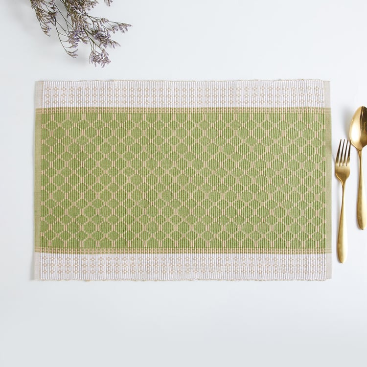 Myra Diamond Set of 2 Cotton Placemats