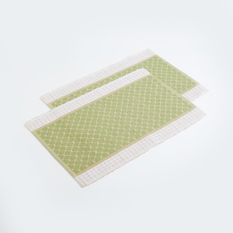 Myra Diamond Set of 2 Cotton Placemats