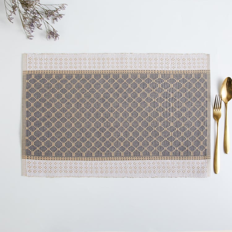 Myra Diamond Set of 2 Cotton Placemats