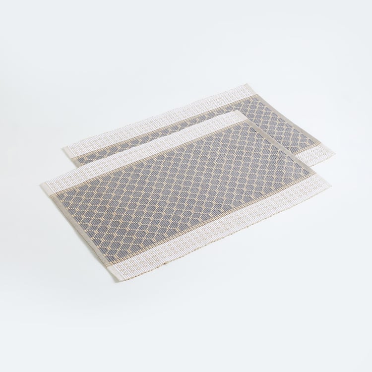 Myra Diamond Set of 2 Cotton Placemats