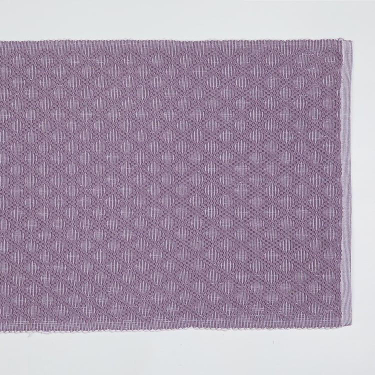 Myra Solitaire Cotton Woven Table Runner