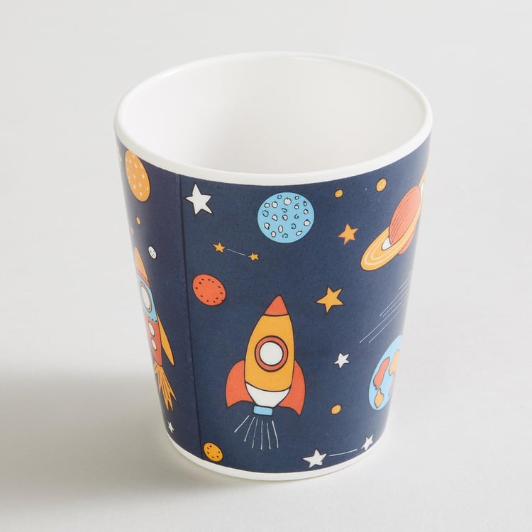 Glee Space Blue Printed Melamine Tumbler