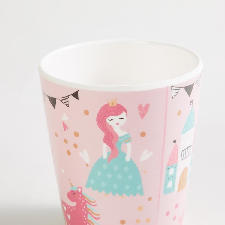 Glee Unicorn Multicolour Decal Printed Melamine Tumbler