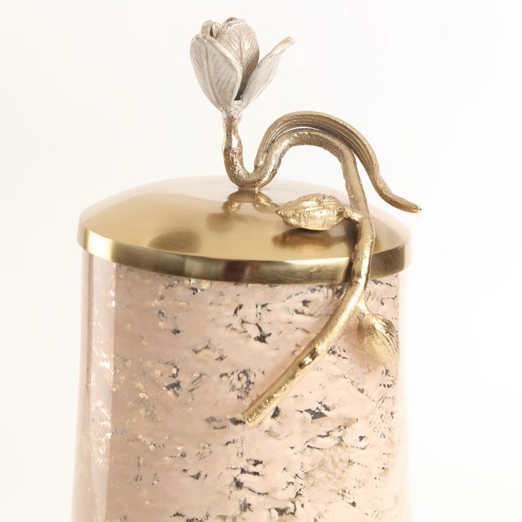 Moksha Decor Glass Decorative Canister