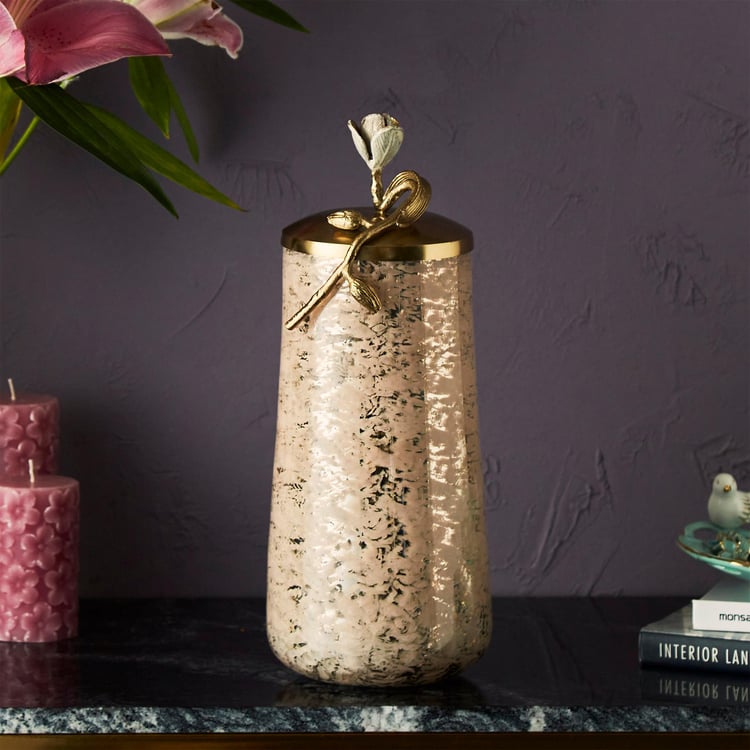 Moksha Decor Glass Decorative Canister