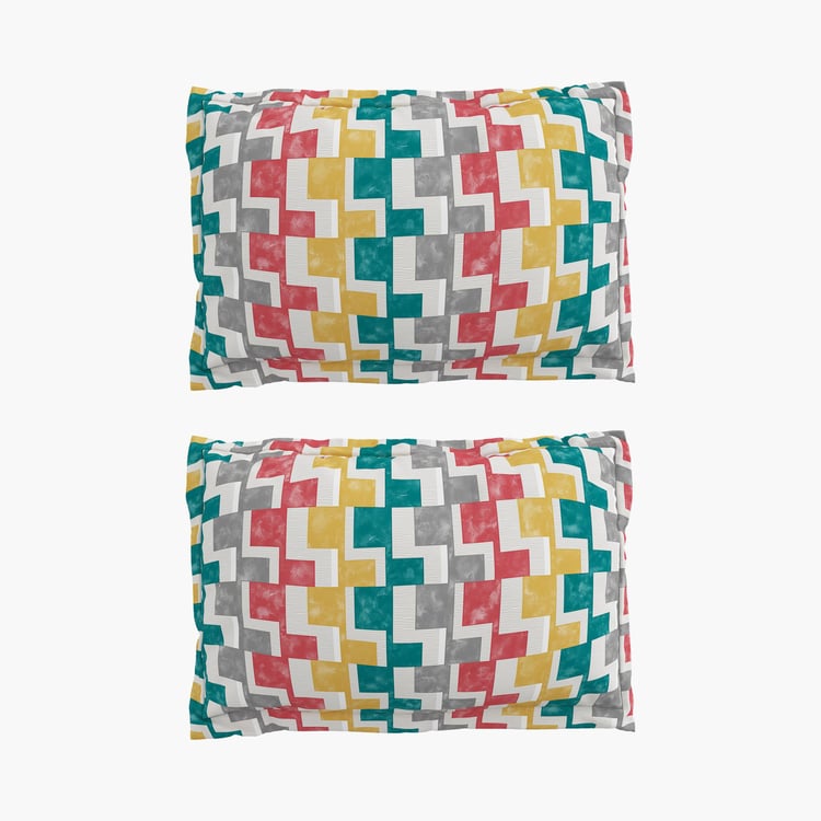 Everyday Essentials Printed 3Pcs Queen Bedsheet Set