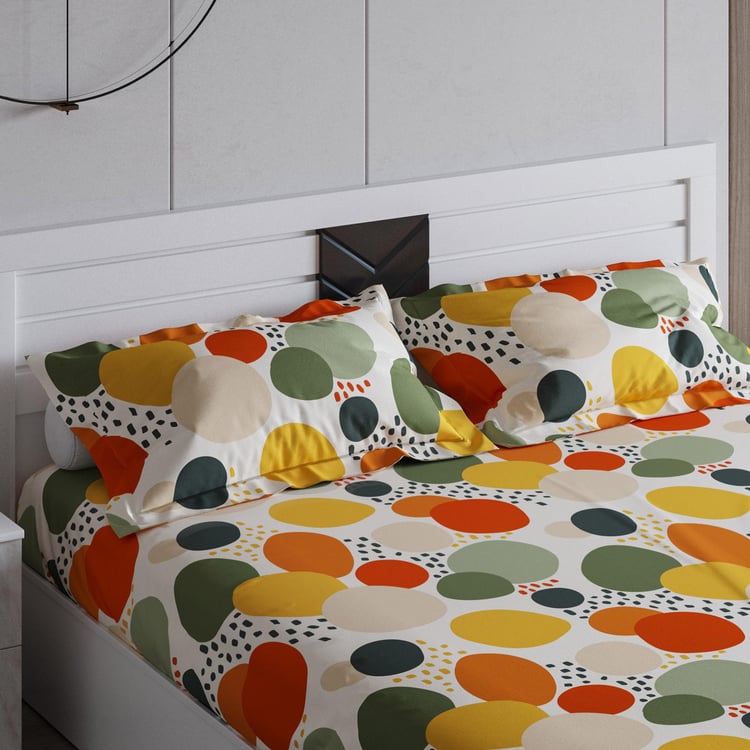 Everyday Essentials 3Pcs Printed Queen Bedsheet Set