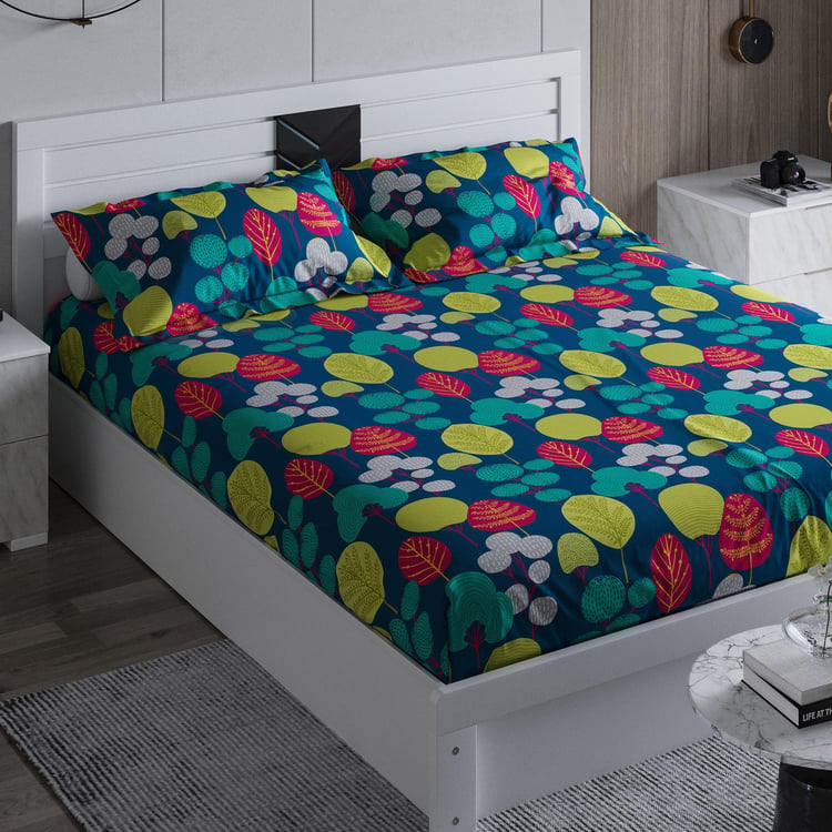Everyday Essentials 3Pcs Printed Queen Bedsheet Set