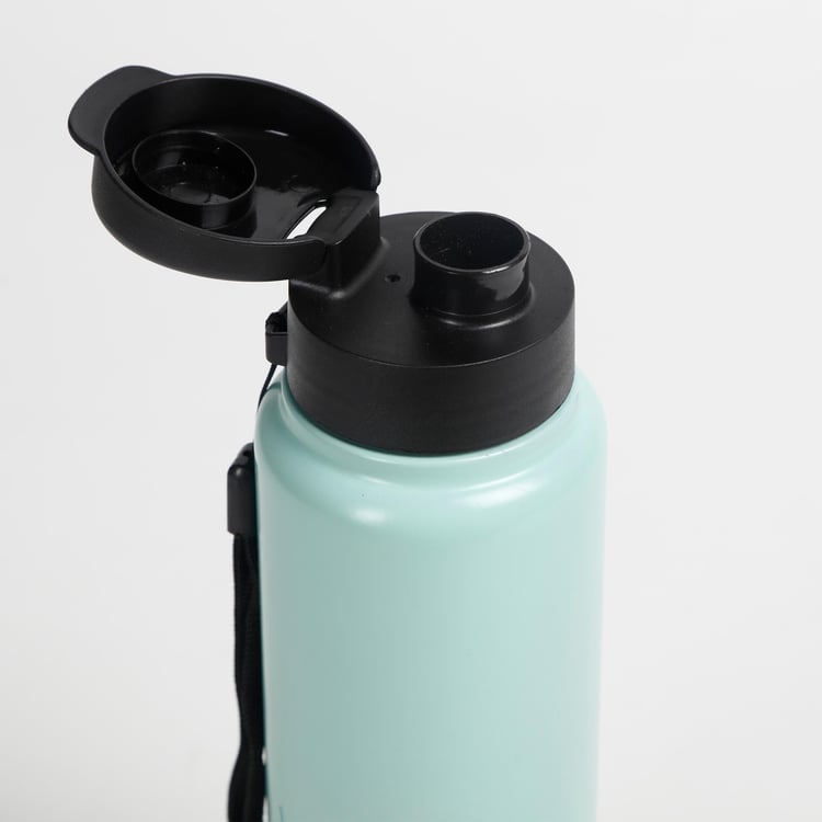 Unwind Cotton Bath Towel and Water Bottle Set - Teal