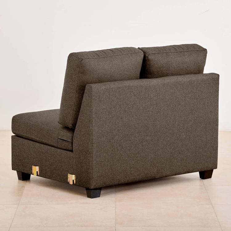 Signature NXT Fabric 4-Seater Sofa with Left and Right Chaise - Brown