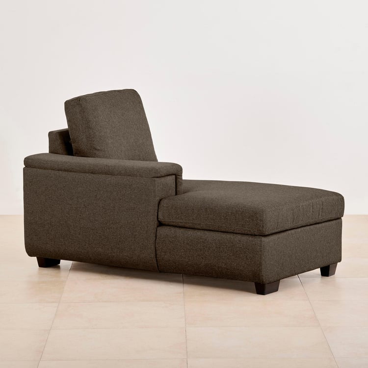 Signature NXT Fabric 4-Seater Sofa with Left and Right Chaise - Brown