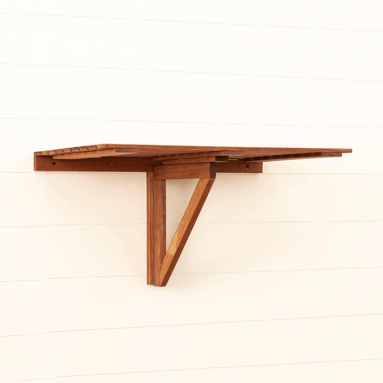 Juliet NXT Mango Wood Wall Mounting Table - Brown