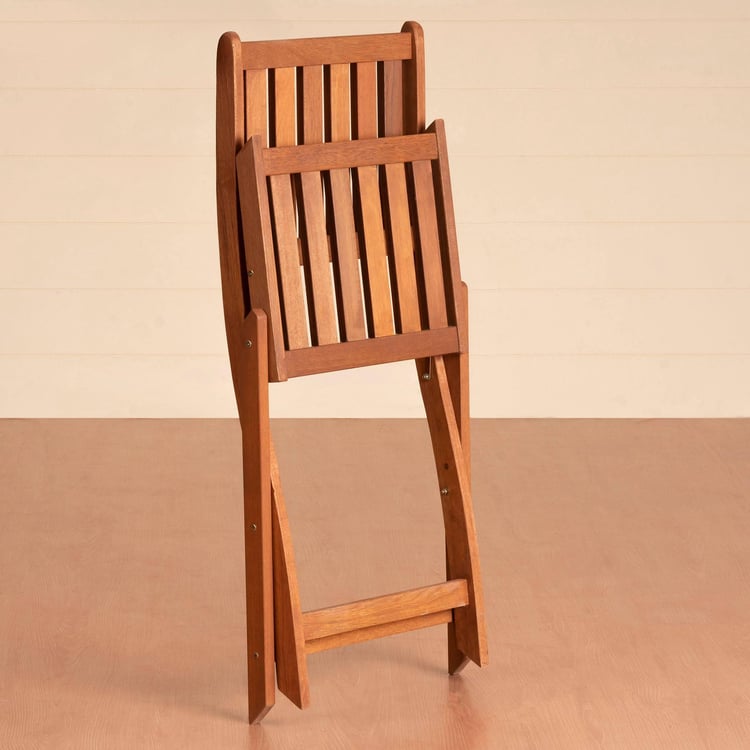 Juliet NXT Mango Wood Folding Chair - Brown