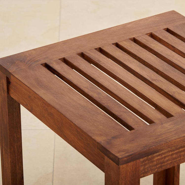 Romero Mango Wood Outdoor Table - Brown