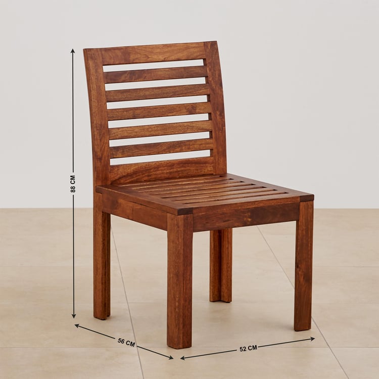 Romero Mango Wood Outdoor Chair - Brown