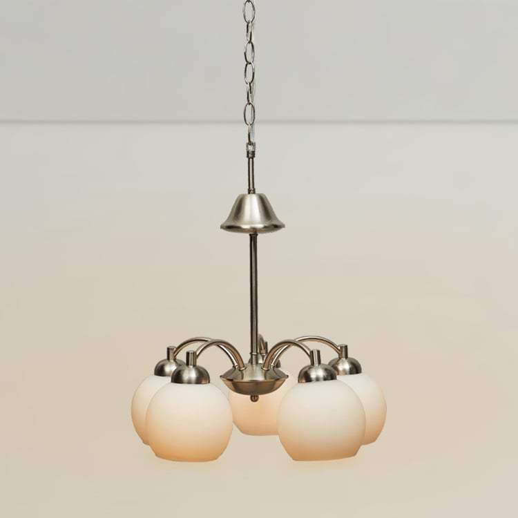 Melody Lustre Metal and Glass Ceiling Lamp