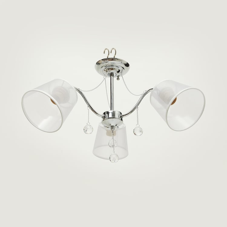 Melody Lustre Metal and Glass Ceiling Lamp