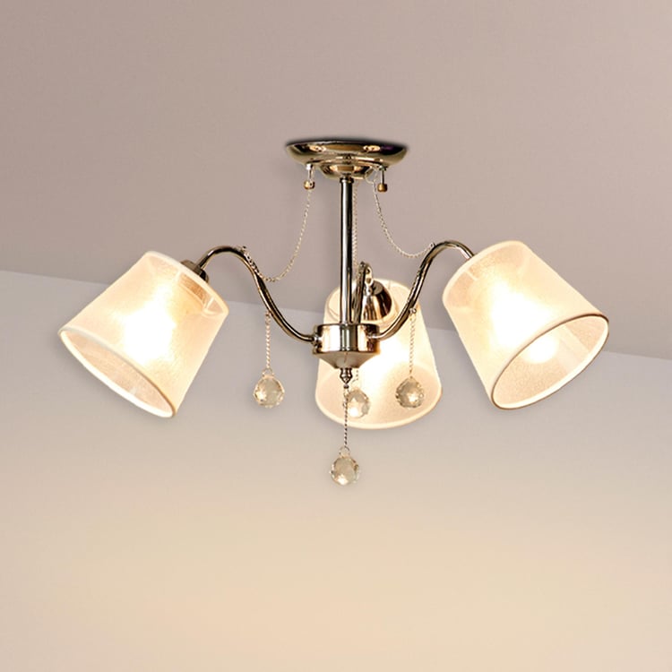 Melody Lustre Metal and Glass Ceiling Lamp