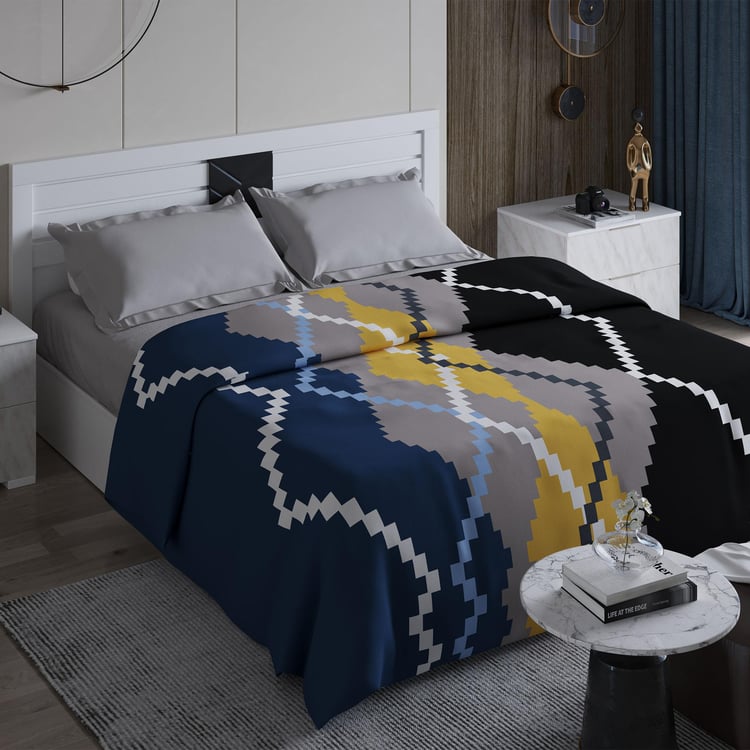 Cozy Classics Printed Mink Double Blanket