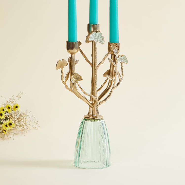 Splendid Modern Luxe Metal Candle Holder