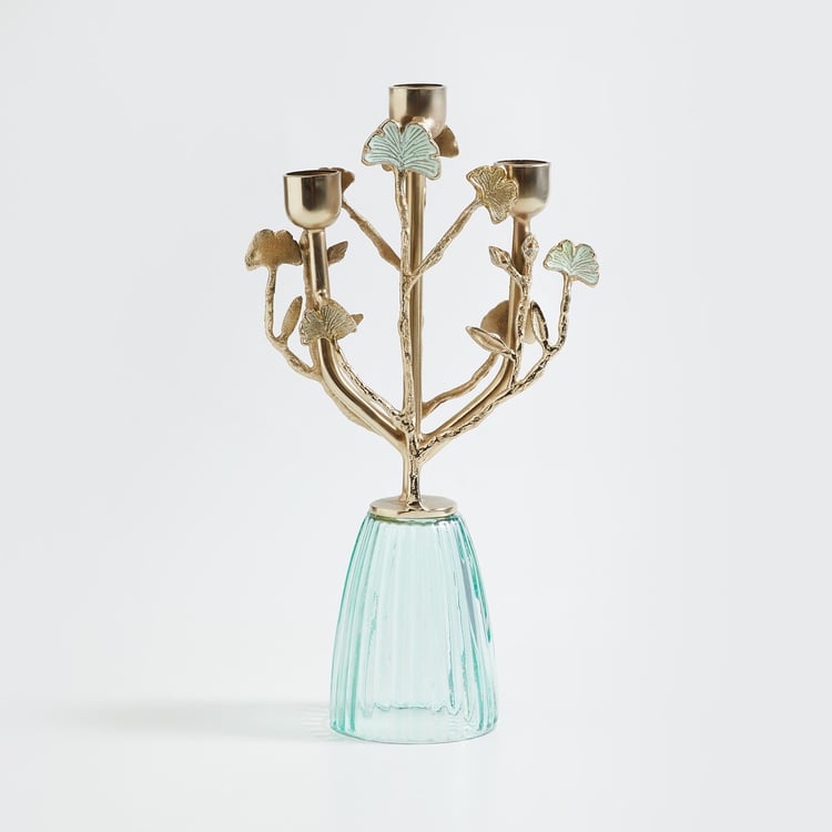 Splendid Modern Luxe Metal Candle Holder