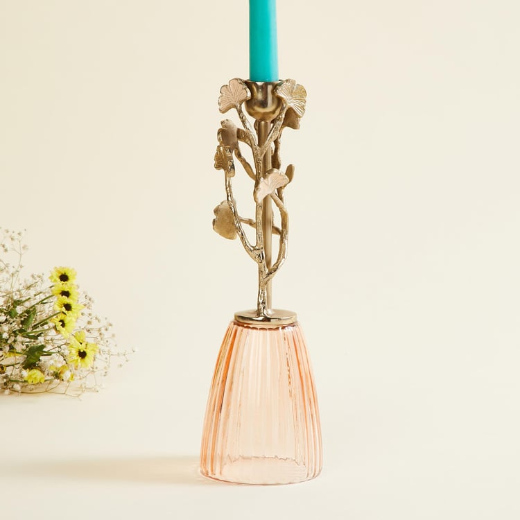 Splendid Modern Luxe Metal Candle Holder