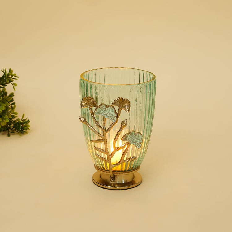 Splendid Modern Luxe Glass Hurricane Candle Holder