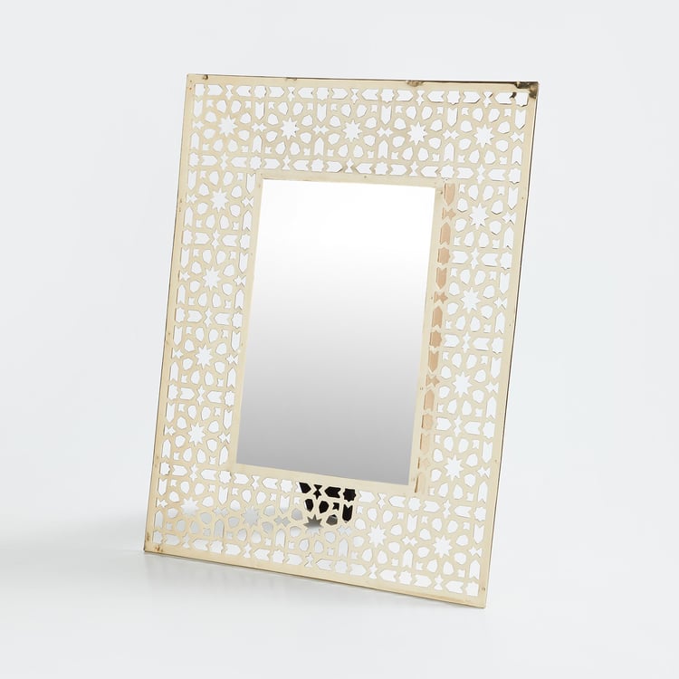 Mystique Gold Textured Metal Photo Frame - 25x30cm