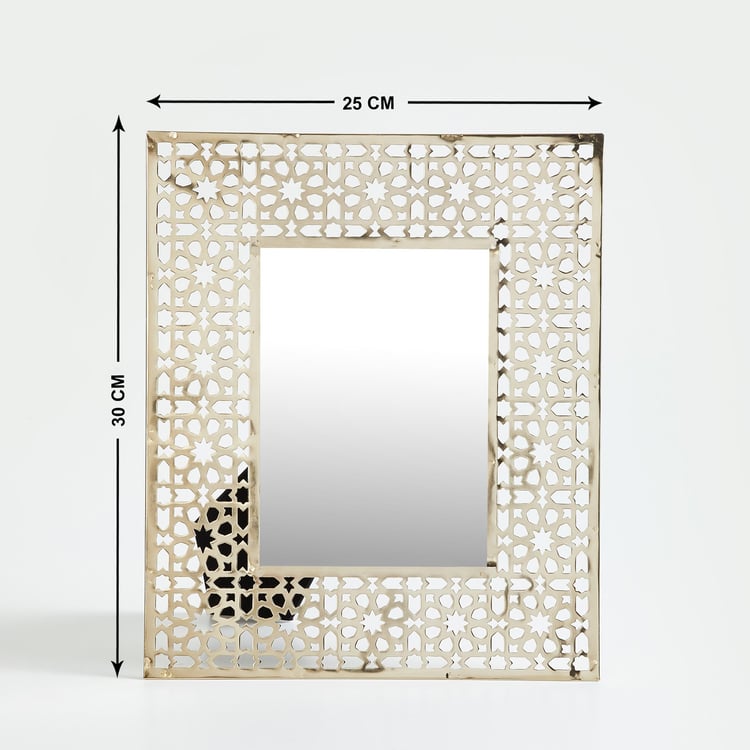 Mystique Gold Textured Metal Photo Frame - 25x30cm