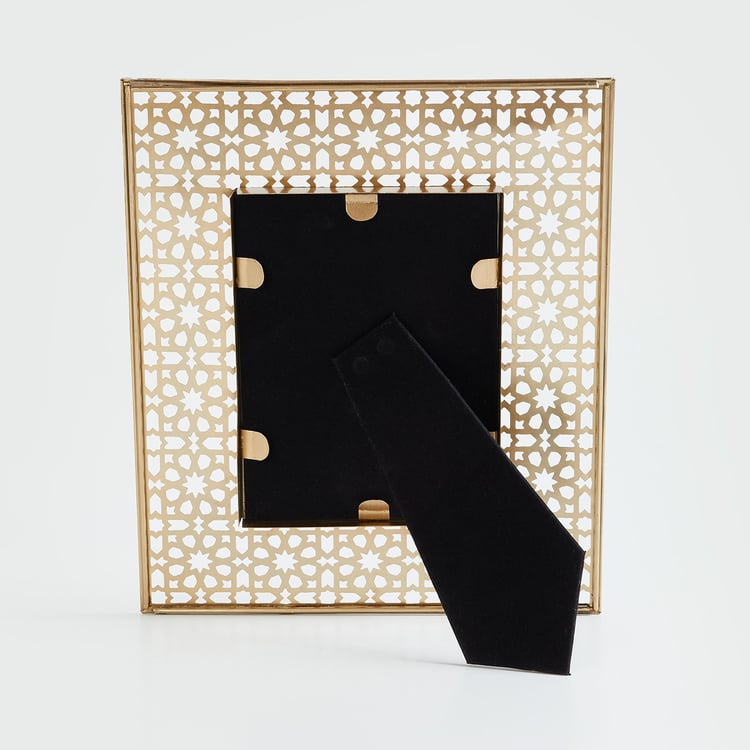 Mystique Gold Textured Metal Photo Frame - 25x30cm