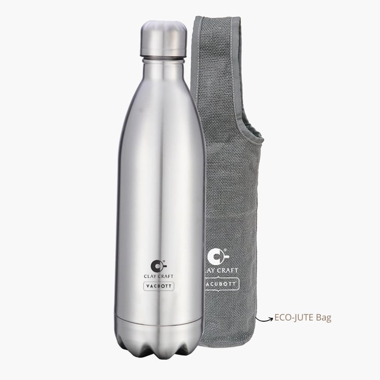 Clay Craft  COLA Thermosteel Flask Vacuum Insulated 1L Silver