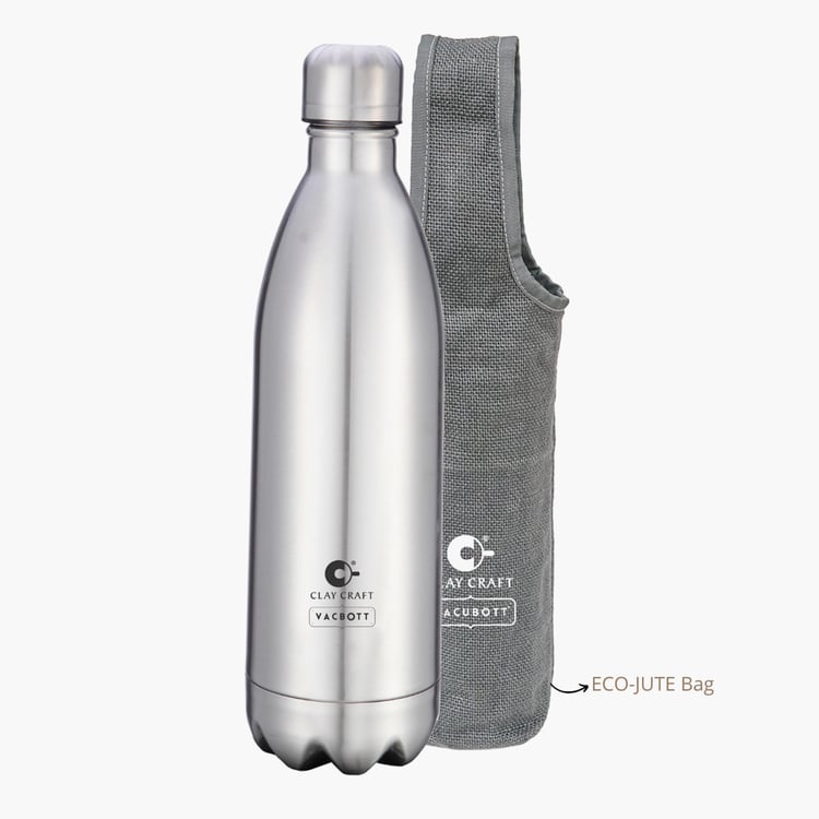 Clay Craft  COLA Thermosteel Flask Vacuum Insulated 500Ml Silver