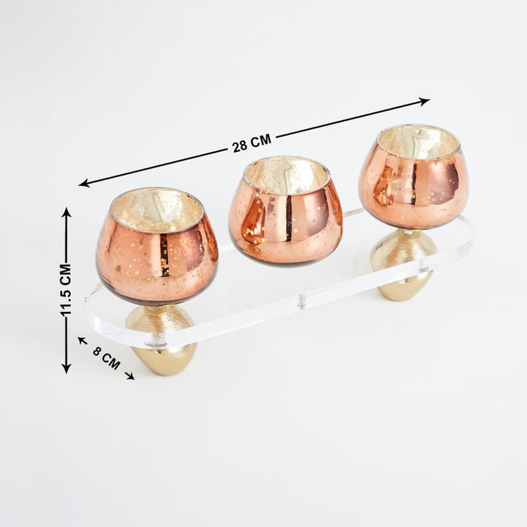 Eternity Set of 3 T-Light Holders