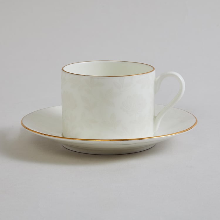 Altius Blomma Bone China Cup and Saucer - 200ml