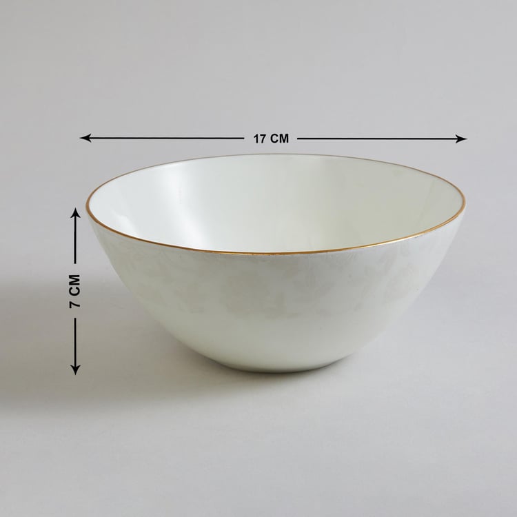 Altius Bone China Printed Cereal Bowl - 800ml