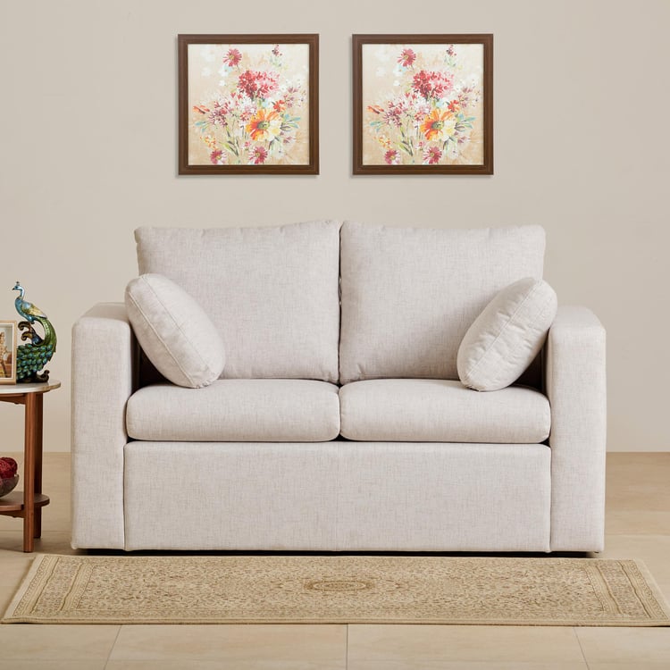 Urban Fabric 2-Seater Sofa - Beige