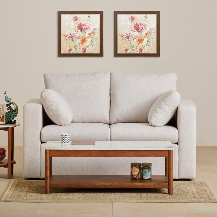 Urban Fabric 2-Seater Sofa - Beige
