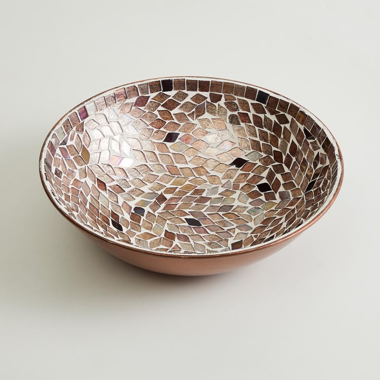 Mystique Glass Mosaic Decorative Bowl