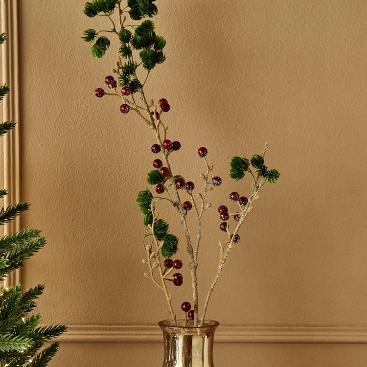 Carols Artificial Pine Needle Berry Branch