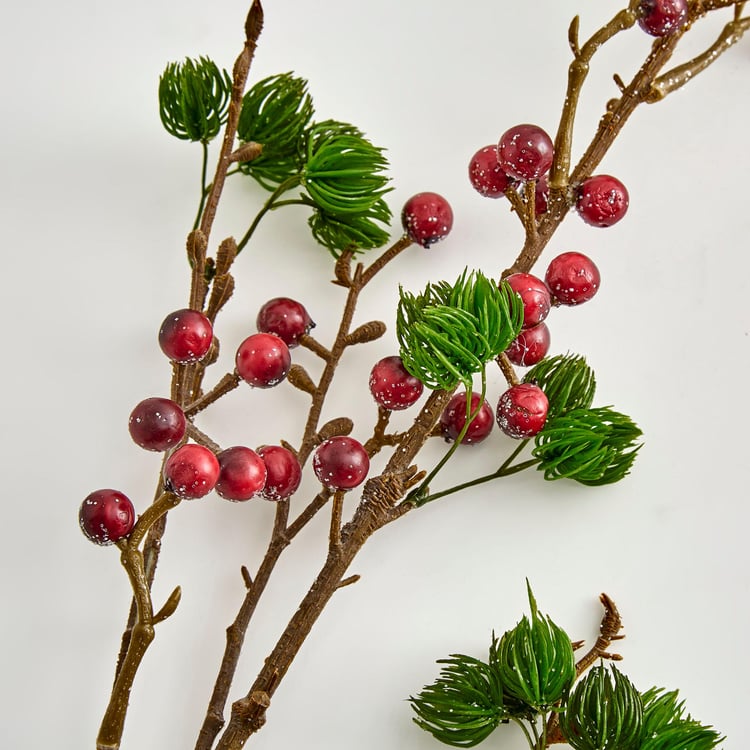 Carols Artificial Pine Needle Berry Branch