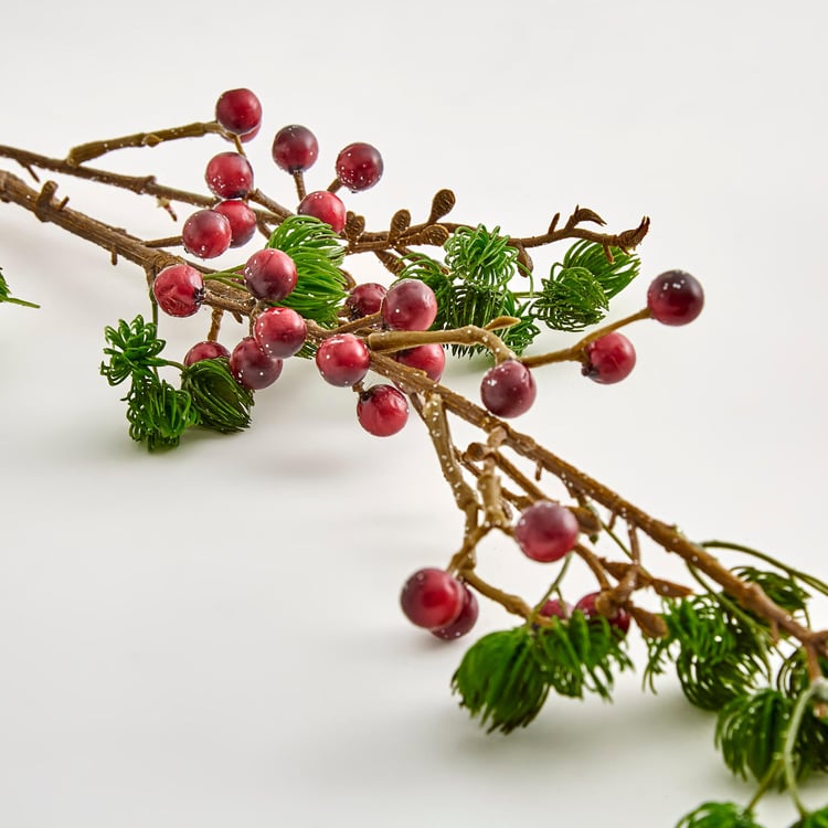 Carols Artificial Pine Needle Berry Branch