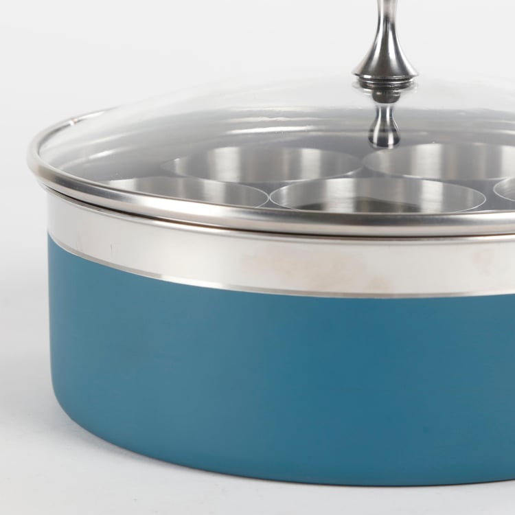 Food Icon Vanya Stainless Steel Spice Box with Lid