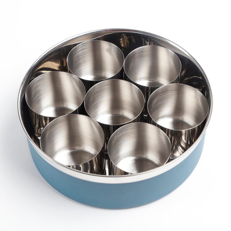 Food Icon Vanya Stainless Steel Spice Box with Lid